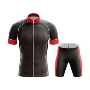 Good Selling <b>Cycling</b> Uniform Sports Wear Custom Design Clothing Manufacturers Bike Jersey and <b>Shorts</b> <b>Padded</b> Uniforms - Product Image 2