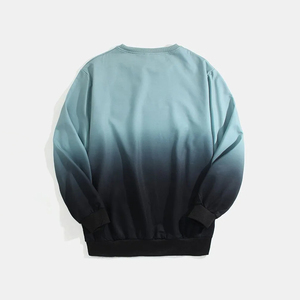 Sweat-shirt pour homme gris et noir à empiècements sur la poitrine, style décontracté, idéal pour l'automne – Vente en gros OEM - Product Image 2