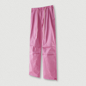 Pantalón Cargo de alta calidad Vintage de Color sólido de alta calidad para hombres Diseño de logotipo personalizado Flare Cargo Casual Straight men Jogger - Product Image 4