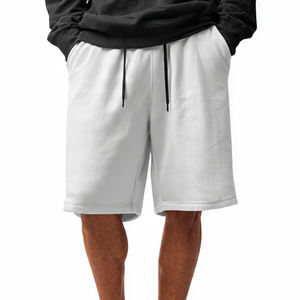 Conjunto de Dos Piezas de Ropa Urbana para Hombre, Camiseta de Manga Corta y Pantalones Cortos Holgados, Poliéster/Algodón Ecológico, Servicio OEM - Product Image 1