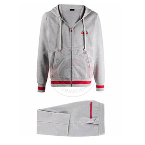 Chándal deportivo de lana para hombre, conjunto de 2 piezas, para correr, venta al por mayor, para invierno - Product Image 1