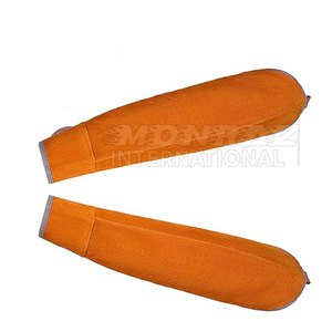 Manchons de bras en cuir de protection pour le soudage des manchons de soudage en cuir de vachette fendu résistants aux étincelles de chaleur - Product Image 4