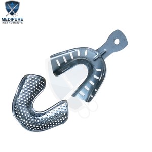 ชุดเครื่องมือทันตแพทย์ถาดพิมพ์ฟันสแตนเลสแบบทนทานชุดเครื่องมือดูแลช่องปาก - Product Image 4