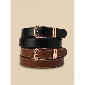 Ceinture en cuir de vache véritable pour homme, boucle en acier tendance, durable, résistante à l'eau, écologique, haute résistance - Product Image 5