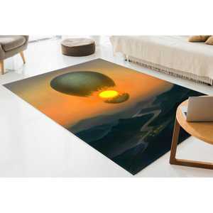 Tapis imprimé : reproduction de Vladimir Kush, style moderne et surréaliste, décoration pour salle de bain, tapis doux non tissé - Product Image 3
