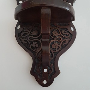 Bougeoir en bois à six colonnes, idéal pour la décoration intérieure, centre de table et éclairage festif, fabriqué à la main en Inde - Product Image 6