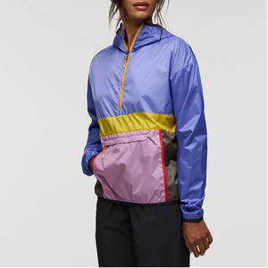 Pull-over personnalisé à demi-fermeture éclair 2026, survêtement de jogging, haut court, veste coupe-vent, ensemble de pantalons deux pièces pour femmes pour la salle de sport - Product Image 1