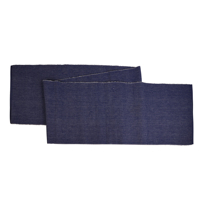 Chemin de table en coton côtelé 100% bleu marine, motif uni tissé, personnalisable, style européen moderne, pour Noël, mariages, maisons, hôtels