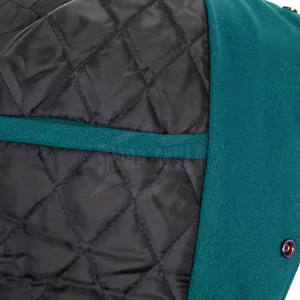 Meilleur prix Veste Letterman pour hommes Veste Letterman à manches longues en coton et laine de haute qualité pour hommes - Product Image 5