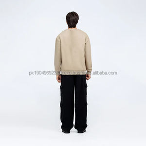 Sudadera Negra Lisa de Alta Calidad, 100% en Oferta, Moda 2026, Sudadera Informal de Color Sólido para Hombre - Product Image 3