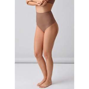 Culotte string taille haute sans coutures - Beige - Beige - Product Image 2
