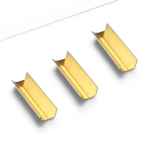 Tirador de armario de barra semicircular de aleación de Zinc minimalista moderno tirador de muebles para cocina comedor sala de estar dormitorio cajón armario - Product Image 3