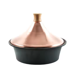 Ollas calientes de acero inoxidable de la más alta calidad, lujosa mesa de forma redonda, servidor de alimentos, artículos de cocina, encimera, cazuelas de lujo - Product Image 4