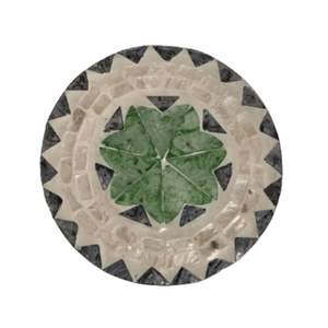 Napperon en incrustation de vadrouille de forme ronde à bon prix en gros taille personnalisée pour la vaisselle et les articles de cuisine du Vietnam - Product Image 1