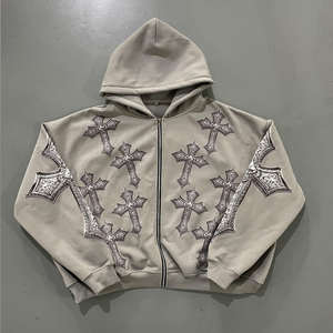 Sweat-shirts à capuche personnalisés de haute qualité 460 GSM, coupe ample, imprimés en DTG, motif uni, mode hip-hop, streetwear pour le sport et les vêtements urbains - Product Image 1