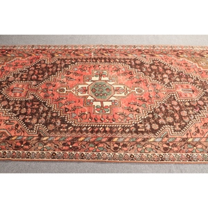 Tapis turc vintage 4,2 x 6,7 pieds, tapis d'appoint, tapis marron - Product Image 3