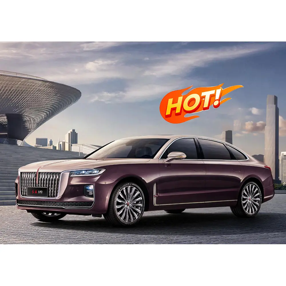 ร้อนขาย2023น้ำมันเบนซินรถยนต์เชื้อเพลิงรถผู้ใหญ่ Faw Hongqi H9รถจีนใช้ยานพาหนะ Hongqi H9