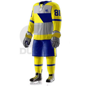 Uniforme de hockey sur glace pour hommes de haute qualité, personnalisable, nom de l'équipe OEM, vêtements de sport, fabrication au Pakistan, vente en gros - Product Image 5
