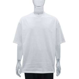 Camiseta en blanco de gran tamaño personalizada de alta calidad para hombre, Camiseta 100% de algodón, camiseta para hombre y mujer para hombre - Product Image 1