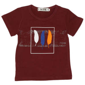 Camiseta para Bebé Recién Nacido - Color Granate - Product Image 1