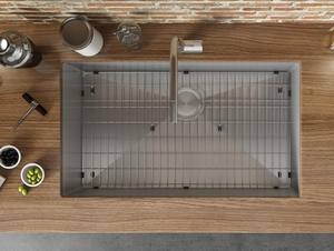 American Standard Évier de bar en acier inoxydable THS-0084 304 Bol simple avec esthétique moderne et caractéristique anti-rayures - Product Image 4