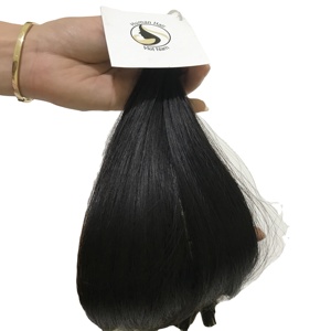 Extensions de cheveux péruviens naturels lisses, non traités, 100% vierge, vente en gros, meilleure qualité, cheveux bruts - Product Image 1