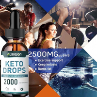 Produits de boissons liquides Keto Diet Ausreson OEM, complément énergétique naturel, gestion du poids, brûleur de graisse, Slim Fast, gouttes Keto BHB