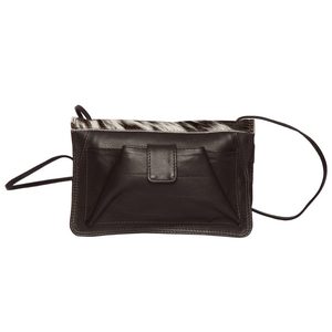 Elegante y elegante bolso de hombro de cuero genuino, bolsillo externo natural con cremallera, cuero de vaca, bolso de hombro de cuero grande, conjunto de artículos - Product Image 2