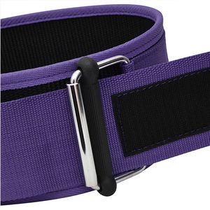 Ceinture de soutien dorsale d'haltérophilie professionnelle en peau de vache fermeture à boucle à crochet réglable conception légère respirante fabriquée au Pakistan - Product Image 5
