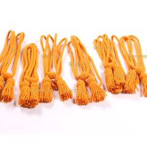 Mentonnière dorée pour visière chapeau Mylar chapeaux cordon torsadé noir Style personnalisé 2024 - Product Image 2