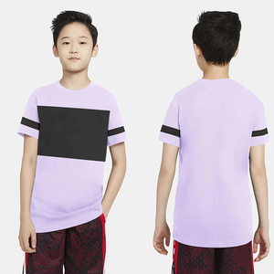 T-shirt décontracté à manches courtes pour enfants de haute qualité avec impression de logo personnalisé 100% coton vierge pour enfants bébé fille garçon t-shirts OEM - Product Image 3