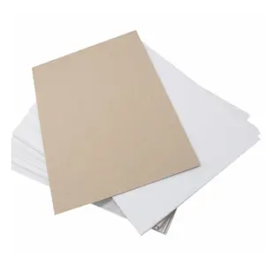 Bon marché Prix Duplex Conseil Enduit Un Côté Épais Gris Carton Feuilles Papier 3mm Personnalisé Recycler