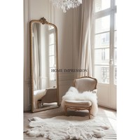 Miroir mural ou sur pied personnalisé, moderne, en métal brun foncé, fait main, luxueux, écologique, décoratif, pour l'intérieur, style indien