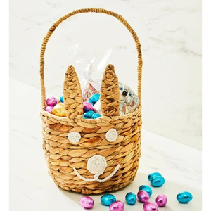 Decorative Kids <b>Baskets</b> <b>for</b> Easter Water Hyacinth Bunny Storage <b>Basket</b> Nursery Room Kid Toy Storage <b>Basket</b> Made in Vietnam - Product Image 5