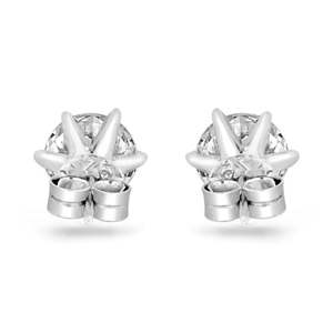 NOVAMART Fine Zarkan Trendy <b>Stud</b> Earrings Single Stone 925 <b>Silver</b> Rose Gold and 14K/18K Plated for Engagement Gift Wholesale Exp - Product Image 4