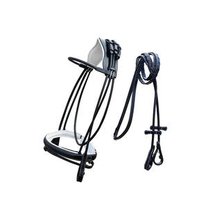 Équipement d'équitation de haute qualité Bridle & Rein Bride de cheval en cuir de haute qualité fabriquée au Pakistan - Product Image 1