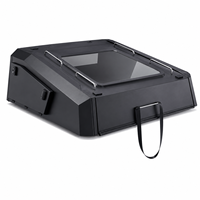 Coque de camping-car en aluminium pour Ford F150 F250/Dodge RAM 1500 avec fenêtres coulissantes et éclairage LED intérieur