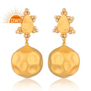 Pendiente colgante de perla Natural de plata de ley de último diseño hecho a mano, joyería de moda para mujer, regalo para ella - Product Image 2