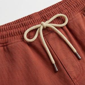 Pantalon de jogging décontracté pour homme, automne, sport, vêtements de travail, poids moyen, taille élastique, coupe ample, multi-poches, style à devant plat, 100% - Product Image 4