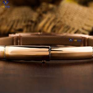 0.88 TDW Bracelet en diamant rond taille brillant or rose 18 carats diamant cultivé en laboratoire Cvd/Hpht diamant Labstone - Product Image 4