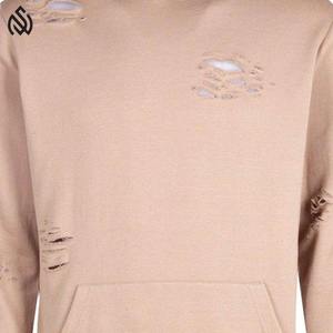 Sweats à capuche en détresse sur mesure de haute qualité avec logo Vêtements d'hiver premium Sweats à capuche en détresse - Product Image 4