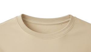 T-shirt personnalisé pour homme en coton teint en fil, uni, écologique, à manches courtes, vierge, grammage lourd 230g, imprimé sérigraphié - Product Image 6