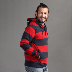 Nouveau sweat à capuche personnalisé pour hommes, service OEM, manches longues, dernier design graphique imprimé, sweats à capuche unis pour hommes - Product Image 3