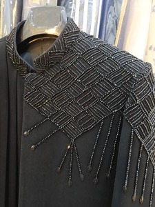 Tissu de robe Gorgura brodé à la main fabriqué en Inde, robe Gorgura somalienne, satin de soie entièrement brodé pour robe de mariée pour filles - Product Image 3