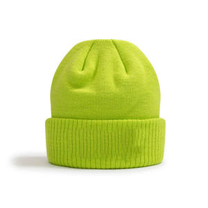 หมวกบีนนี่ผ้าถักแจ็คการ์ดอบอุ่นมีสไตล์ใส่ได้ทั้งชายและหญิงหมวกฤดูหนาวออกแบบโลโก้ได้ตามต้องการ - Product Image 1