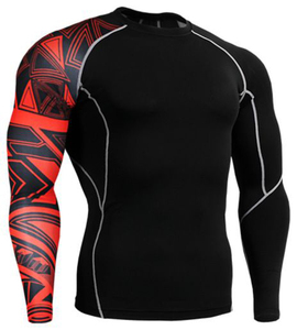 Haute qualité en gros 2024 nouveauté sur mesure Sublimation MMA manches longues respirant éruptions cutanées pour hommes Service OEM - Product Image 5