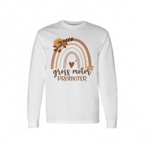 Maglietta Pediatrica a Maniche Lunghe Rainbow per Terapia Motoria e Fisioterapia, Abbigliamento per Neonati a Scopo Promozionale - Product Image 2