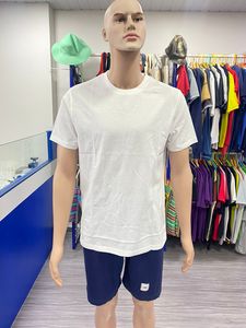 T-shirt pour homme de qualité supérieure 100% coton Couleur unie Imprimé Design personnalisable Tissu tricoté Kapadavala Manches courtes - Product Image 2