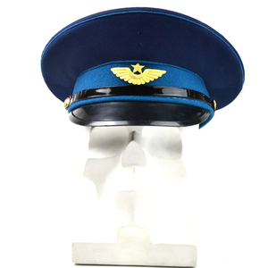 Quantité en vrac expédition rapide casquettes à vendre haute qualité brodé à la main officier cérémonie uniforme porter des casquettes - Product Image 5