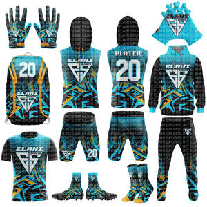 7 En 7 Flag Football / HOT KIT SET/Uniformes Ropa de entrenamiento impresa por sublimación completa 7v7 Uniform DEAL Paquetes - Product Image 1